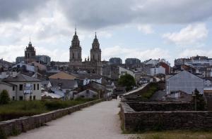 A general view of Lugo or a view of the city taken from Az apartmant