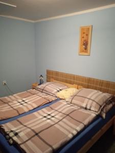 Postel nebo postele na pokoji v ubytování Ubytováni v soukromí Na Podluží