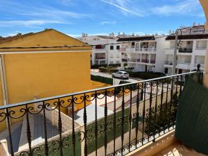 a view from the balcony of a apartment at Residencial Los Almendros Playa Romana in Alcossebre