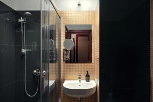 Koupelna v ubytování Spa Hotel Villa Smetana