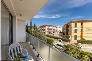 Balkón alebo terasa v ubytovaní Apartamento GAVINA 1B - a 400m de la playa