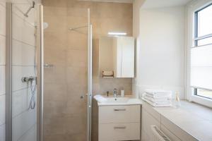 Koupelna v ubytování Appartements am Landschaweg