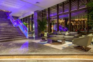 Posezení v ubytování Gao Shi Di Hot Spring Hotel Yangzhou