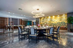 Posezení v ubytování Gao Shi Di Hot Spring Hotel Yangzhou