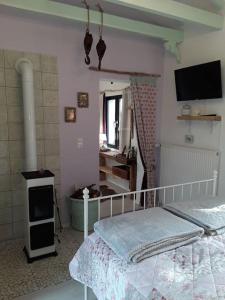 Ferienhaus mit Minibauernhof客房内的一张或多张床位