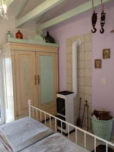Ferienhaus mit Minibauernhof客房内的一张或多张床位