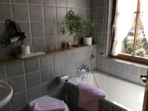 Koupelna v ubytování Hotel Gerberhaus + 34 fotografií