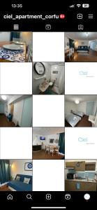 TV a/nebo společenská místnost v ubytování Ciel apartment, 5 minutes walk from Ipsos beach!