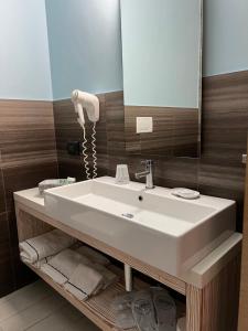 Koupelna v ubytování Tabù Hotel