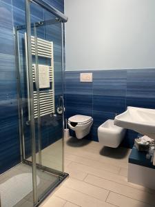 Koupelna v ubytování Tabù Hotel