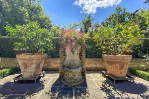 A garden outside Villa Balducci