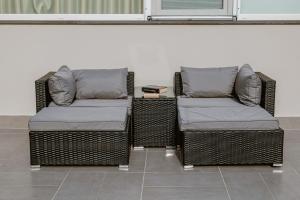 A seating area at Bosco Mattavona