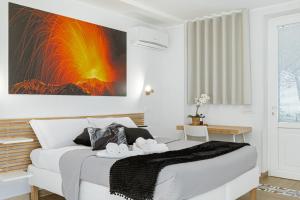 A bed or beds in a room at Bosco Mattavona