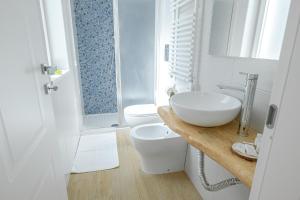 A bathroom at Bosco Mattavona