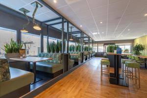Restaurace v ubytování Amrâth Airport Hotel Rotterdam