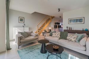 Istumisnurk majutusasutuses Smeysea - Stylish apartment in Sint-Idesbald