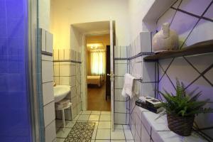 Koupelna v ubytování B&b La Fontana Borbone