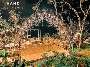 Zahrada ubytování HANZ DuMien Camping Dalat