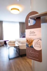 Postel nebo postele na pokoji v ubytování Hotel Astoria - Alexandra Krämer eK