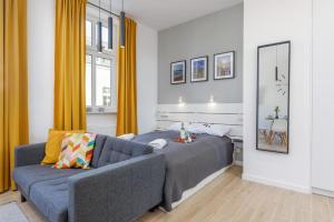 Χώρος καθιστικού στο Sunny & Cozy Studio Morska City Centre by Noclegi Renters +17 φωτογραφίες