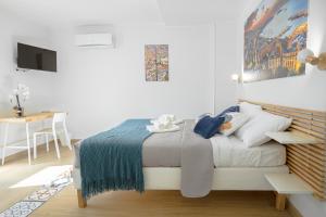 A bed or beds in a room at Bosco Mattavona