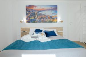 A bed or beds in a room at Bosco Mattavona