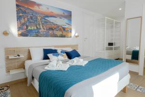 A bed or beds in a room at Bosco Mattavona