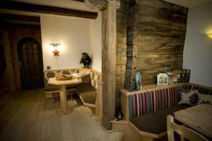 Ruang duduk di Appartements Birnbaumer