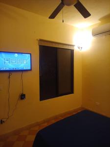 Телевізор і / або розважальний центр в Casa Carmita (Casa Patricia)