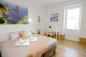 A bed or beds in a room at Bosco Mattavona