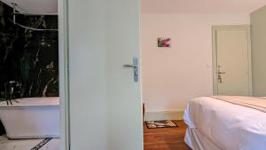 Koupelna v ubytování Chambres d'Hotes CASCAROT