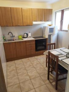 Kuchyň nebo kuchyňský kout v ubytování Apartman Verona