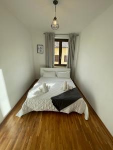 Ένα ή περισσότερα κρεβάτια σε δωμάτιο στο Casa Anna-Appartamento con garage- +3 φωτογραφίες