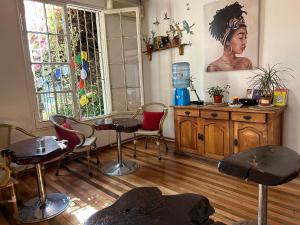 Χώρος καθιστικού στο Casona Lorena
