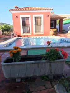 Basen w obiekcie Casa situada en un entorno natural Casa Rural La Serena lub w pobliżu