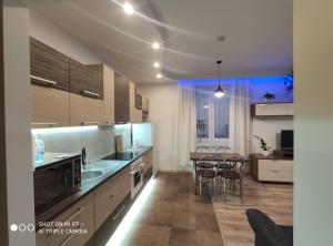 Kuchyňa alebo kuchynka v ubytovaní Apartament Centrum Kościuszko