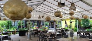 Reštaurácia alebo iné gastronomické zariadenie v ubytovaní Kaktusik