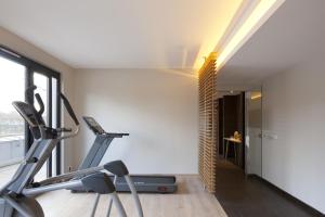 Fitness centrum a/nebo fitness zařízení v ubytování Fürstenfelder Hotel