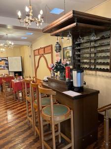Příslušenství pro přípravu čaje a kávy v ubytování Hotel Cotopaxi