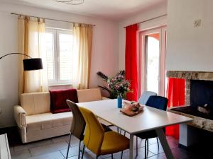 Posezení v ubytování Apartments Žman