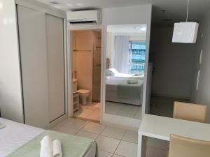 Ett badrum på KMT Comfort Flat