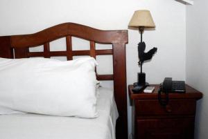 Ένα ή περισσότερα κρεβάτια σε δωμάτιο στο Laerte Hotel Mendoza