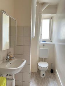 Koupelna v ubytování Le Locle : bel appartement chaleureux + 30 fotografií