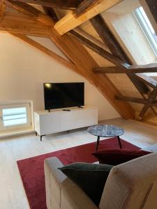 Televiisor ja/või meelelahutuskeskus majutusasutuses 24-7 Apartment Passau