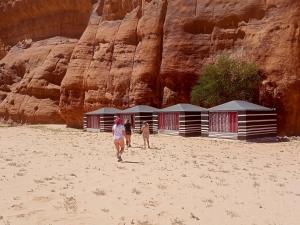 Hosté ubytování Shahrazad desert, Wadi Rum