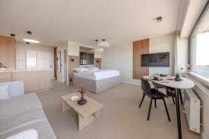 Postel nebo postele na pokoji v ubytování Appartement Ocean Suite