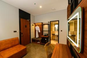 Posezení v ubytování Nata Azana Hotel Solo