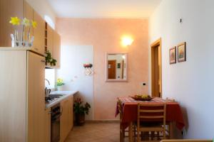 A kitchen or kitchenette at Agritur de Poda Apartments