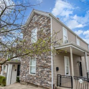 a large brick house with a stone at Scenic Skyline View-Downtown in Cincinnati