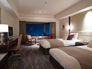 Χώρος καθιστικού στο Hotel Okura Kobe